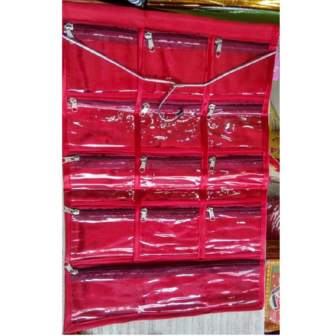 Jewelry Multi-Purpose Pouch With Zip Lock  Pack Of 12 - 1200gms